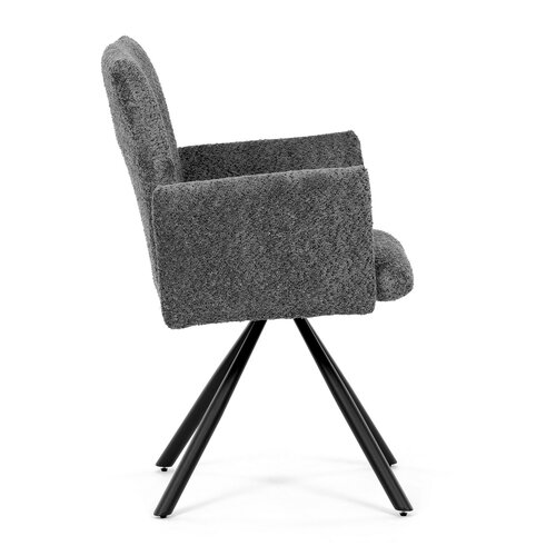 Esszimmerstuhl-Set mit Rückstellmechanismus DCH-W1117 GREY2, 2 Stück