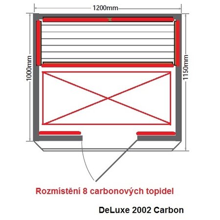 Infrasauna DeLuxe 2002 Carbon