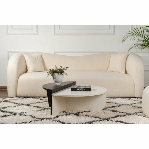 Stolik konferencyjny Orion White and Black