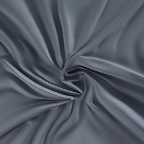 Kvalitex Cearșaf din satin cu elastic, gri închis,140 x 200 cm