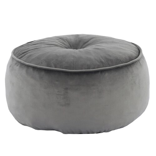 Tkaninski taburet Kerem, sivo-rjava