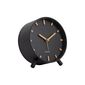 Ceas cu alarmă Karlsson 5943BK de design 11 cm ,negru