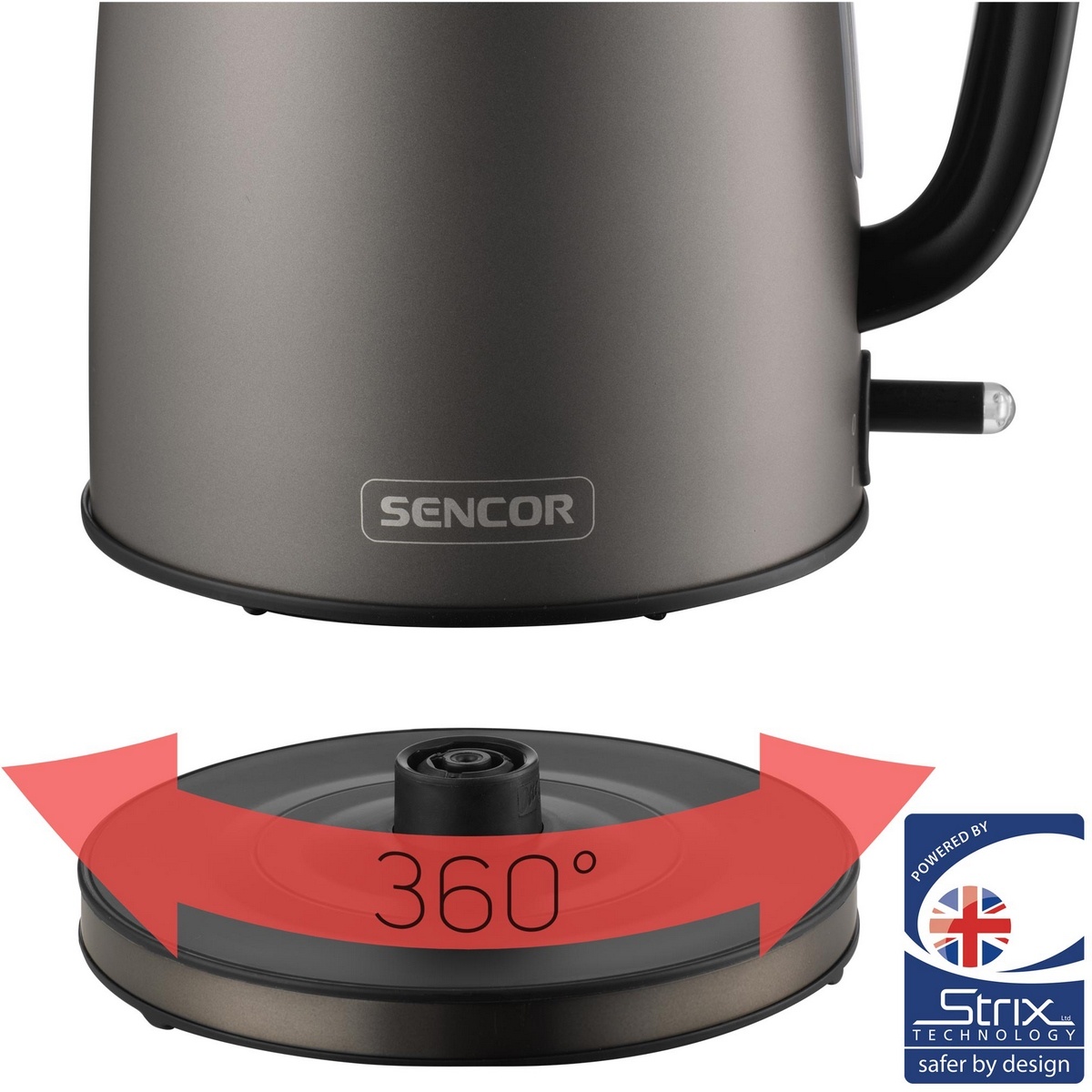 Sencor SWK 1788BK varná kanvica, čierna