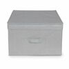 Compactor Skladací úložný kartónový box Wos, 40 x 50 x 25 cm, sivá