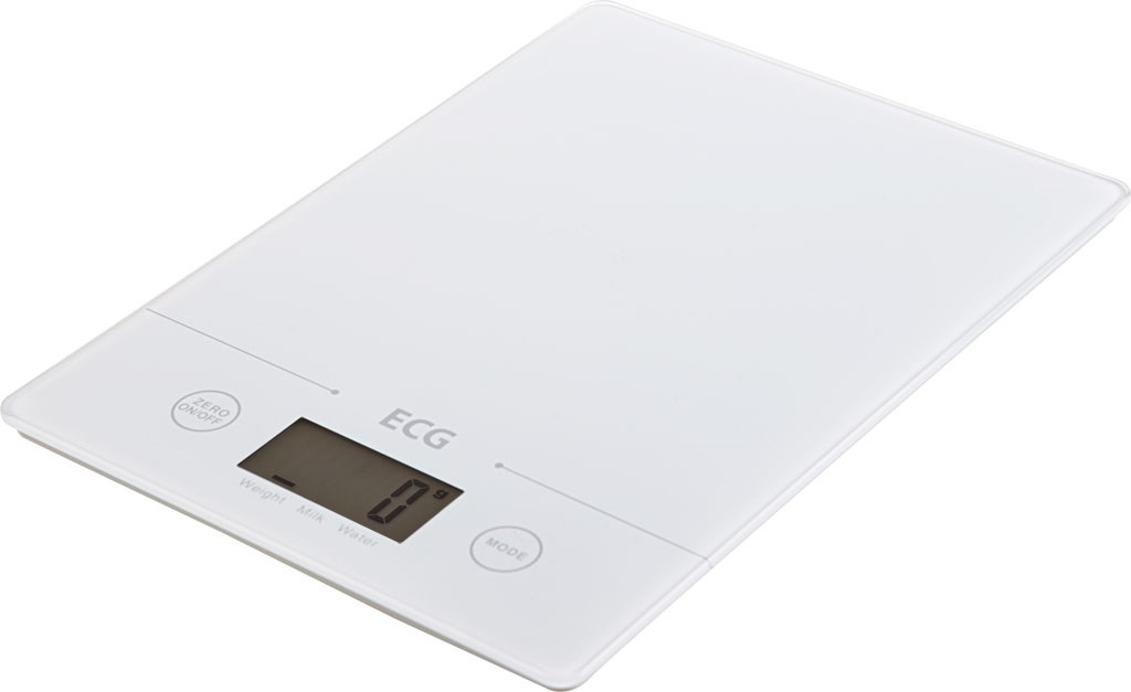 ECG KV 117 Slim Kuchynská váha, biela,