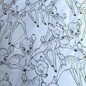 Дитяча бавовняна постільна білизна в дитяче  ліжечко Bambi stripe, 100 х 135 см, 40 х 60 см