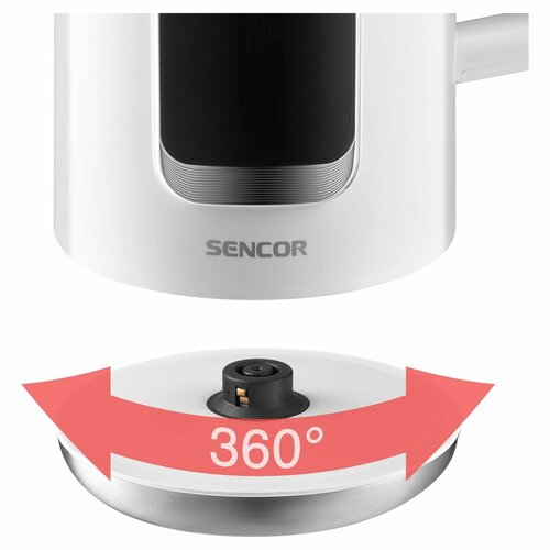 Sencor SWK 0950WH rýchlovarná kanvica, biela