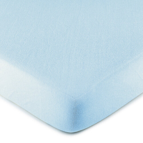 Cearşaf 4Home jersey, albastru deschis, 90 x 200 cm