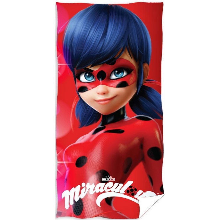 TipTrade Osuška Miraculous red, 70 x 140 cm