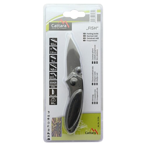 Cattara Nůž zavírací FISH, 15 cm