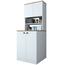 Waschmaschinenschrank Kira White and Walnut