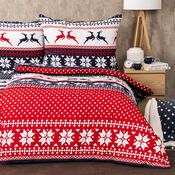 Lenjerie de pat din bumbac 4Home Blue nordic, 220 x 200 cm, 2 buc. 70 x 90 cm