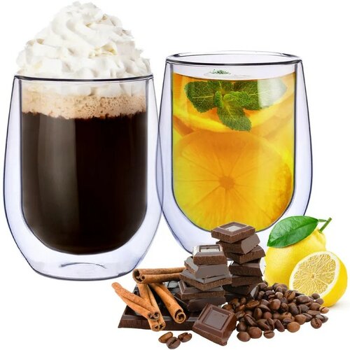 Set 2 pahare termo Altom Andrea, 300 ml, albastru