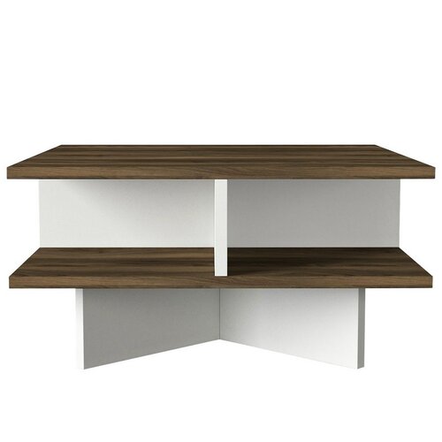 Konferenční stolek Hamton White and Walnut