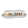 Moderna Dvojmiska za mačke Trendy Indy&amp;Louisebela 2x 0,35 l, 27 x 16,5 x 6 cm