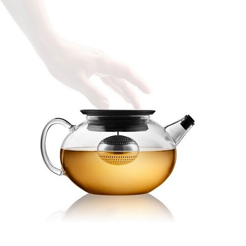 Čajová konvice Glass Teapot 1 l, černá