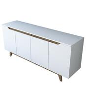 Good White and Walnut szekrény