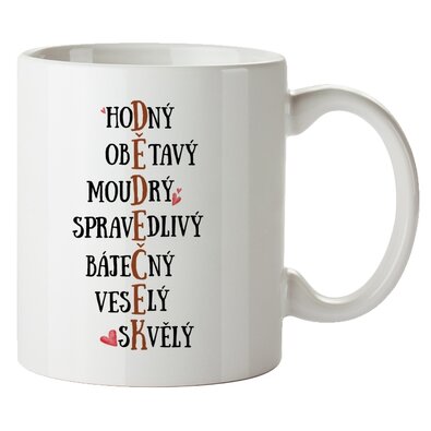 Bohemia Gifts Ceramiczny kubek - Dla dziadka, 350ml