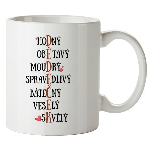 Bohemia Gifts Kubek ceramiczny - Dla dziadka, 350 ml