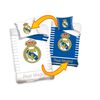 Lenjerie bumbac Real Madrid Double, 140 x 200 cm, 70 x 80 cm