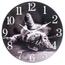 Nástěnné hodiny Kitty, pr. 34 cm, dřevo