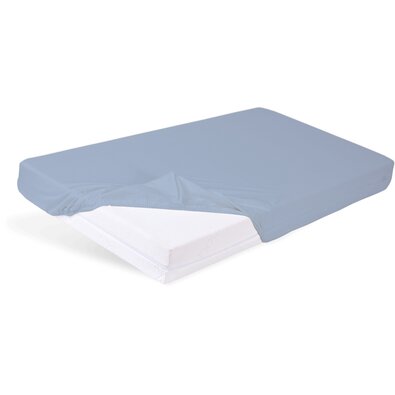 Babymatex Otroška neprepustna rjuha Bamboo modra,60 x 120 cm