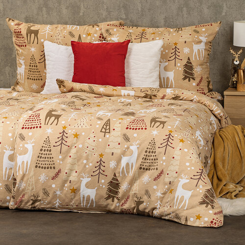 Lenjerie de pat Flanel 4Home Festive , 160 x 200cm, 70 x 80 cm