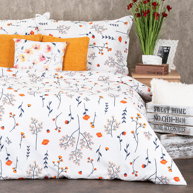 4Home Бавовняна постільна білизна Floret, 140 х 200 см, 70 х 90 см