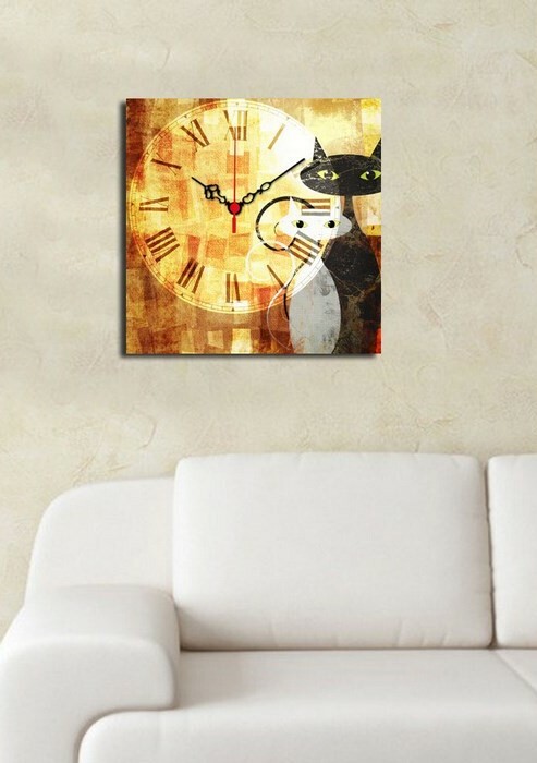 Zegar ścienny Cats 2828CS-12, 28 x 28 cm