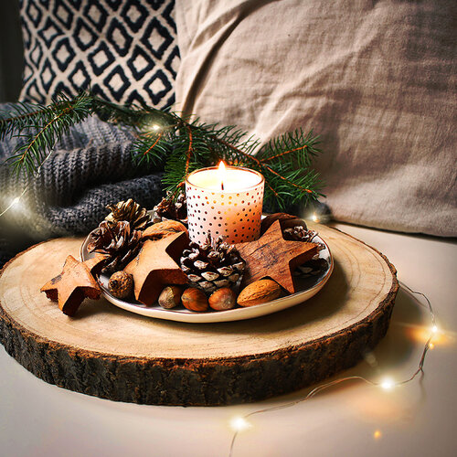 Solight Vianočná reťaz medená, 50x mini LED, 5 m, 3 x AA, časovač, teplé svetlo, 1V56-WW