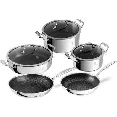 BerlingerHaus Súprava riadu s titánovým povrchom Eternal, 8 ks