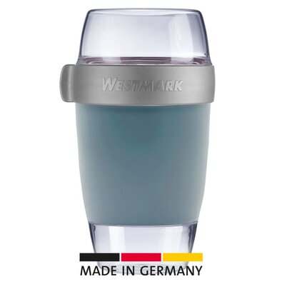 Westmark Dreiteiliger Lebensmittelbehälter, 1150 ml, blau