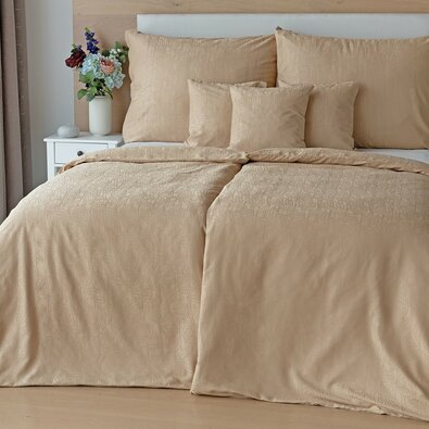 Matějovský Posteljnina iz bambusovega damaskaSofie Hazel Brown, 140 x 200 cm, 70 x 90 cm