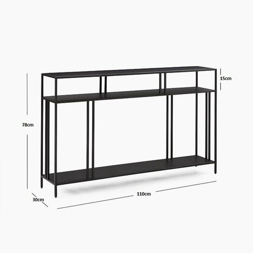 Masă decorativă Venedik Black