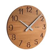Vlaha VCT1131 tölgyfa óra, 45 cm átmérőjű, ezüst