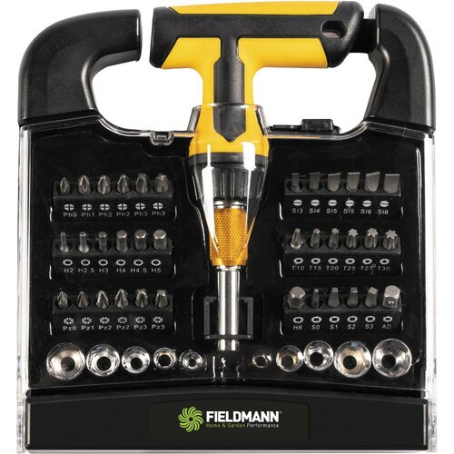 Fieldmann FDS 1021-48R sada skrutkovača s bitmi