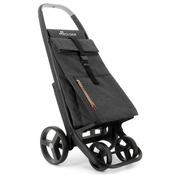 Geantă de cumpărături cu roți Rolser Clec Termo Eco 8 Plus Carbon, neagră