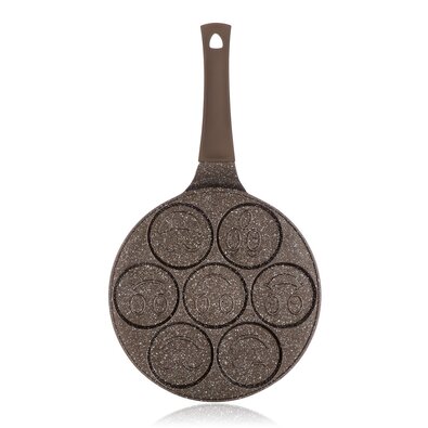 Banquet Ponev za palačinke z neprijemljivopovršino Granite Brown Smile, 26 cm