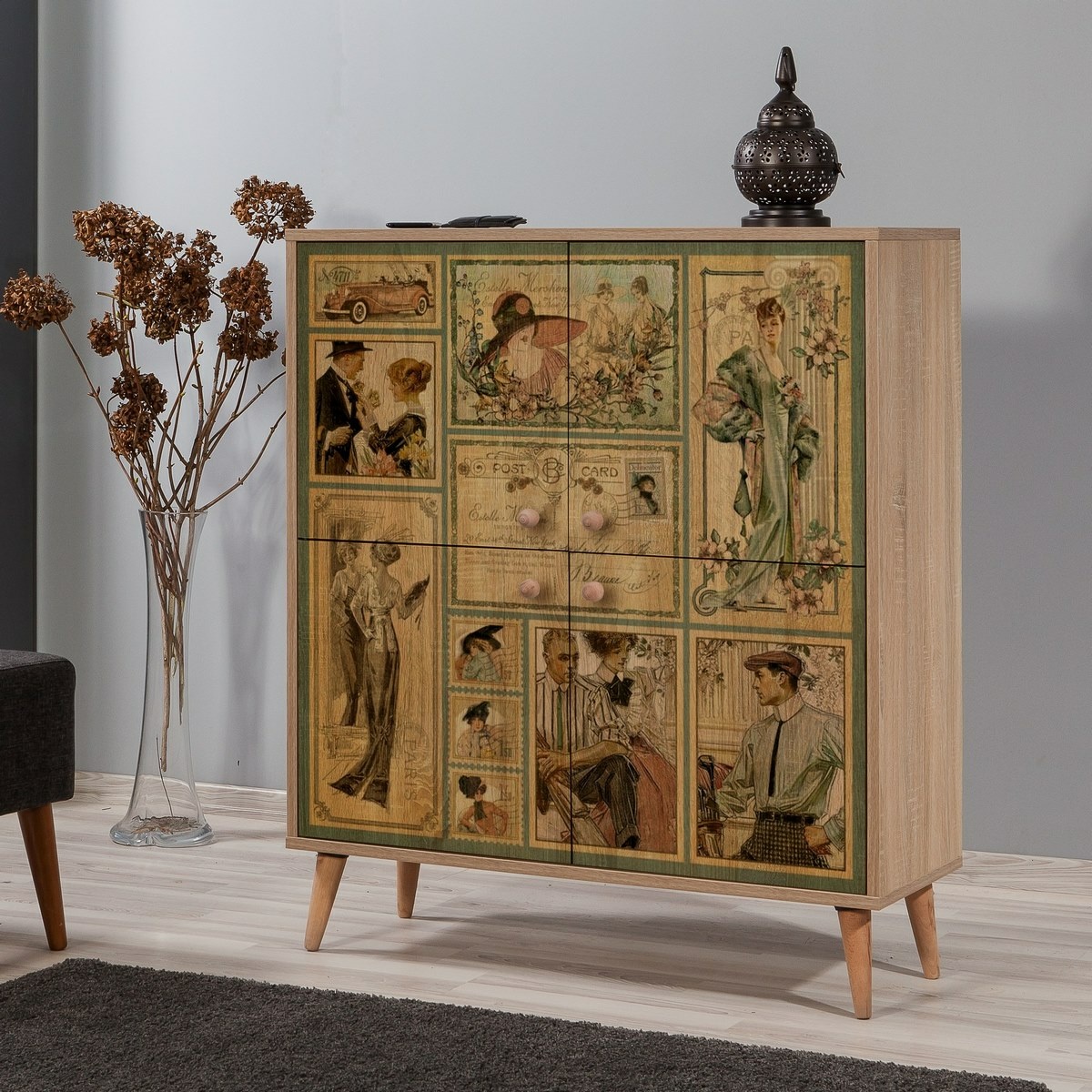 Skrinka Antique Sonoma Oak