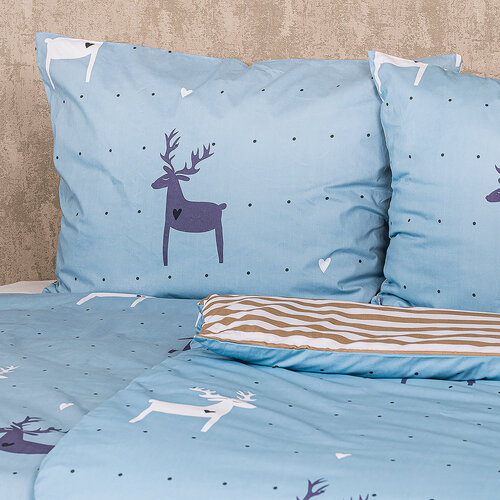 4Home Bombažno posteljnino Deer love, 140 x 200cm, 70 x 90 cm