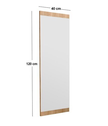Lustro Azus Natural 40 x 120 cm
