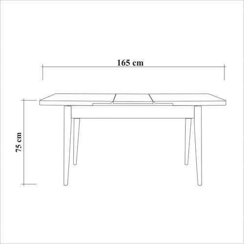 Jedálenský stôl Vina Walnut