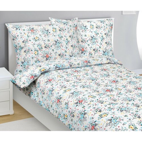 Bellatex Крепова постільна білизна Незабудка, 140 x 220 см, 70 x 90 см