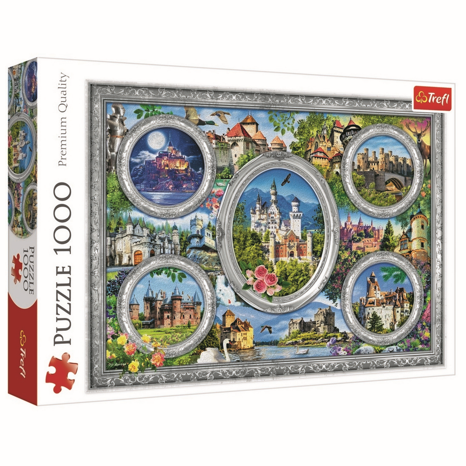 Trefl Világ Várai panoráma Puzzle , 1000 darab termék 2. képe