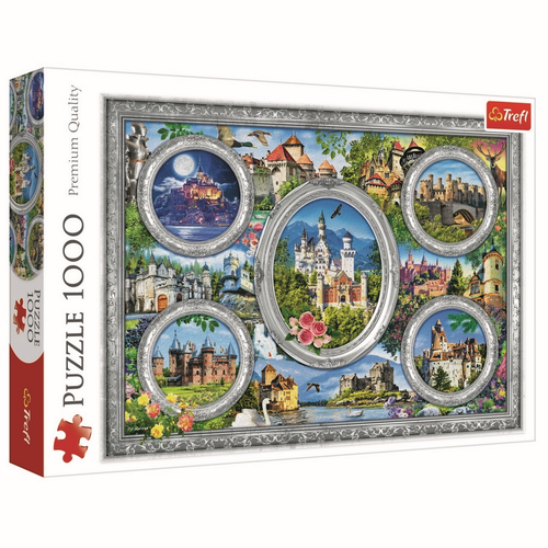 Trefl Panoráma Puzzle Világ Kastélyok , 1000 darab