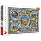 Trefl Panoráma Puzzle Világ Kastélyok , 1000 darab
