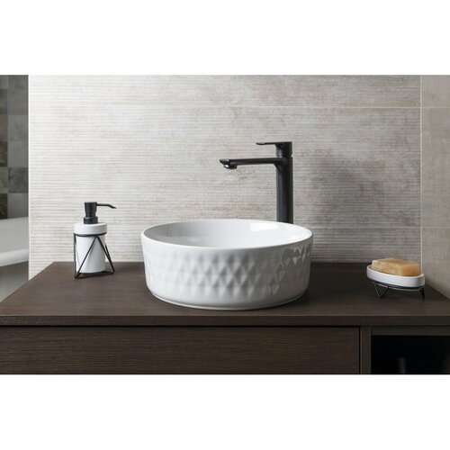 RIDDER 2163501 Mila дозатор для мила стоячий, чорний