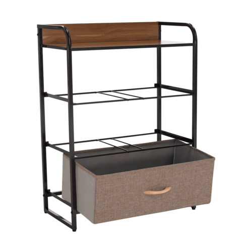 Komoda z szufladami z tkaniny HAZEL TYP 2, brązowy