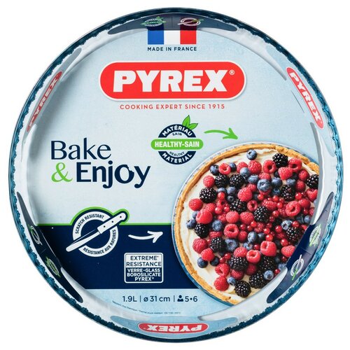 Pyrex üveg tortaforma 1,9 l, 31 x 4 cm, 1,9 l, 31x 4 cm