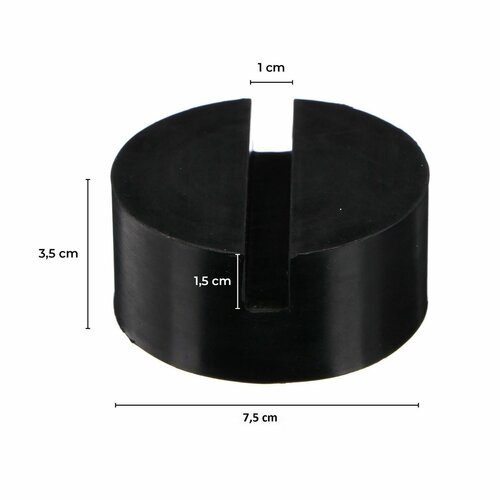Sixtol Gumová podložka pre zdvihák automobilov JACK PAD 6, 7,3 x 3,5 cm